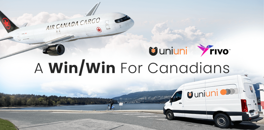 UniUni • Air Canada Cargo and Rivo Partnership Announcement